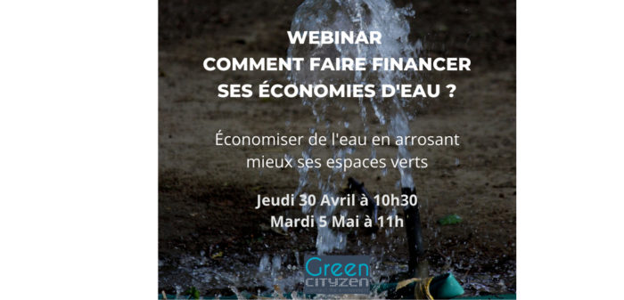 [WEBINAR] Comment faire financer ses économies d’eau?