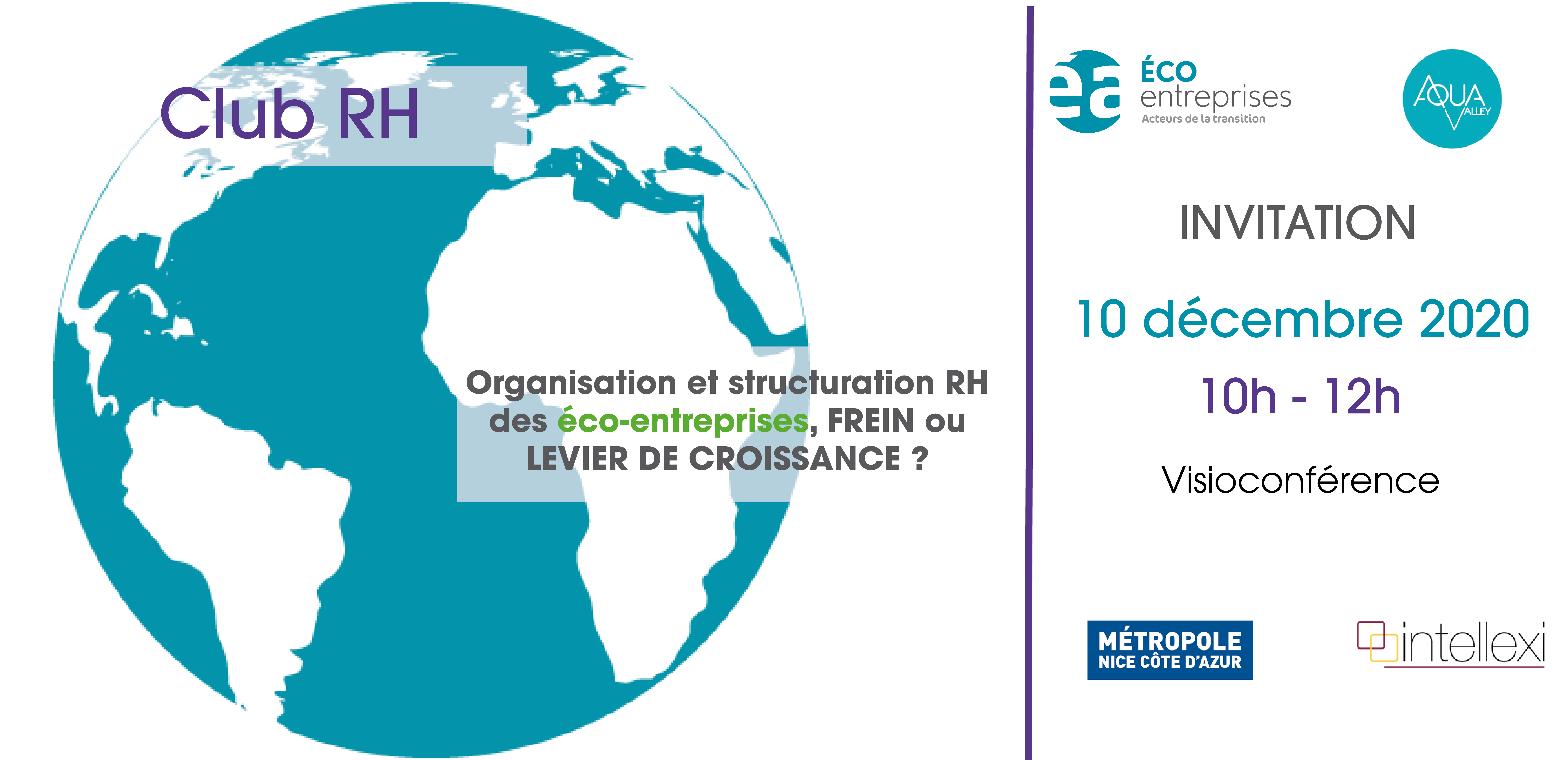 [CLUB RH] : Organisation et structuration RH des éco-entreprises, FREIN OU LEVIER DE CROISSANCE ?