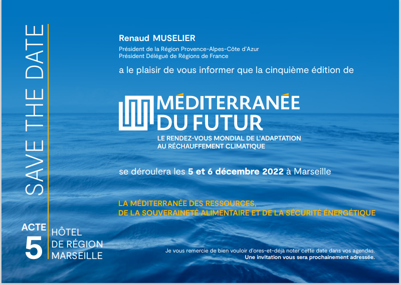 Méditerranée du Futur, 5e Édition