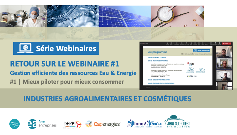 Retour sur le webinaire Eau & Energie #1