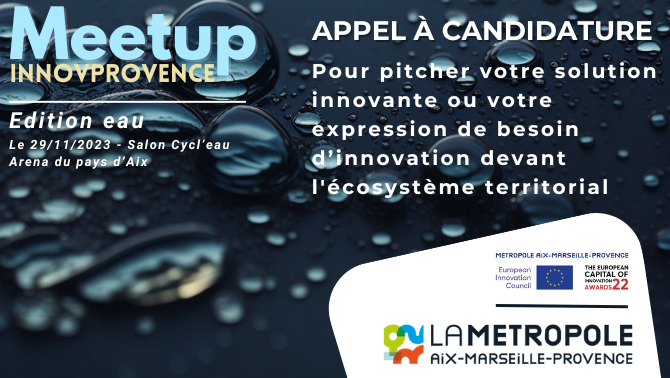 Lancement appel à candidature Meetup édition Eau